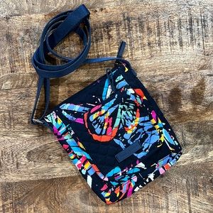 Vera Bradley mini hipster butterfly flutter navy crossbody bag